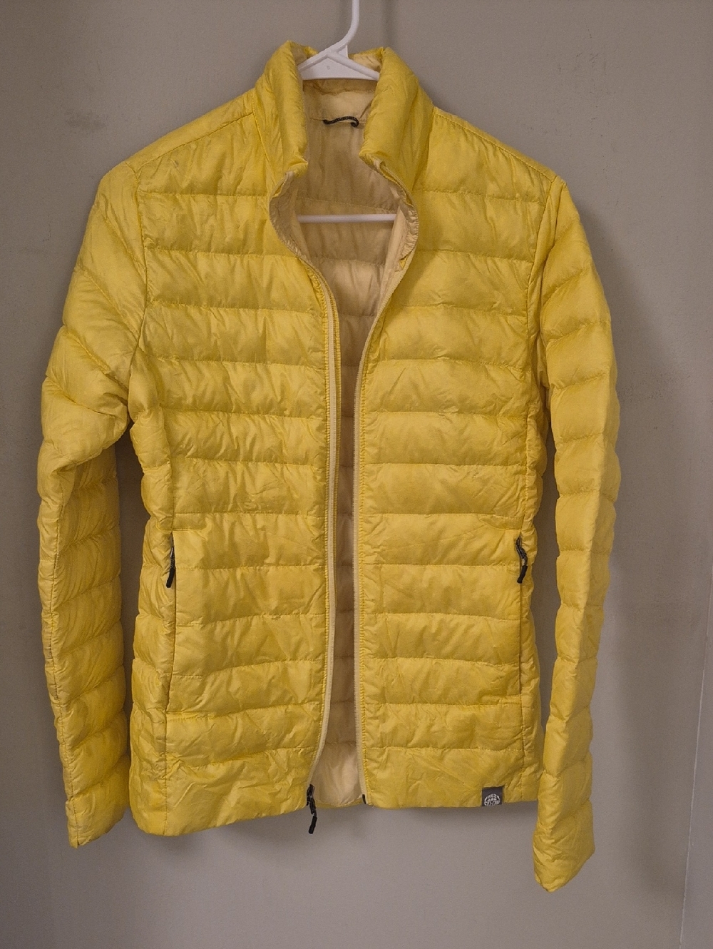 REI Yellow Lightweight Ski Puffer Jacket
